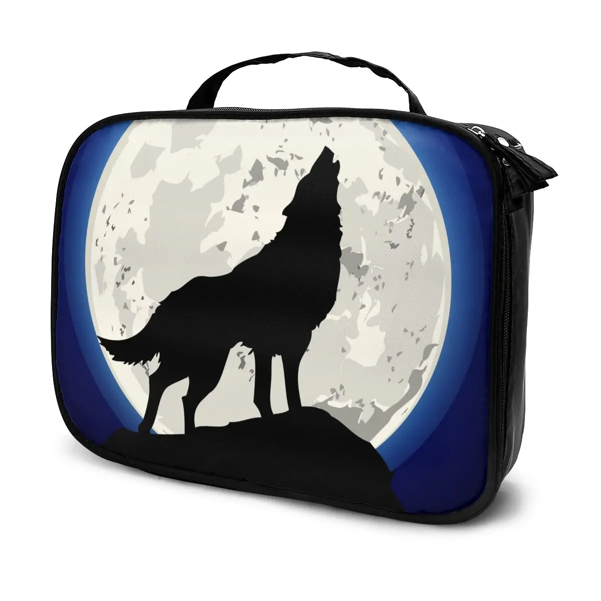 Multifunction Cosmetic Bag Howling Wolf In The Moon Makeup Bag Toiletries Grooming Kit Travel Insert Organizer Case Handbag
Multifunction Cosmetic Bag Howling Wolf In The Moon Makeup Bag Toiletries Grooming Kit Travel Insert Organizer Case Handbag