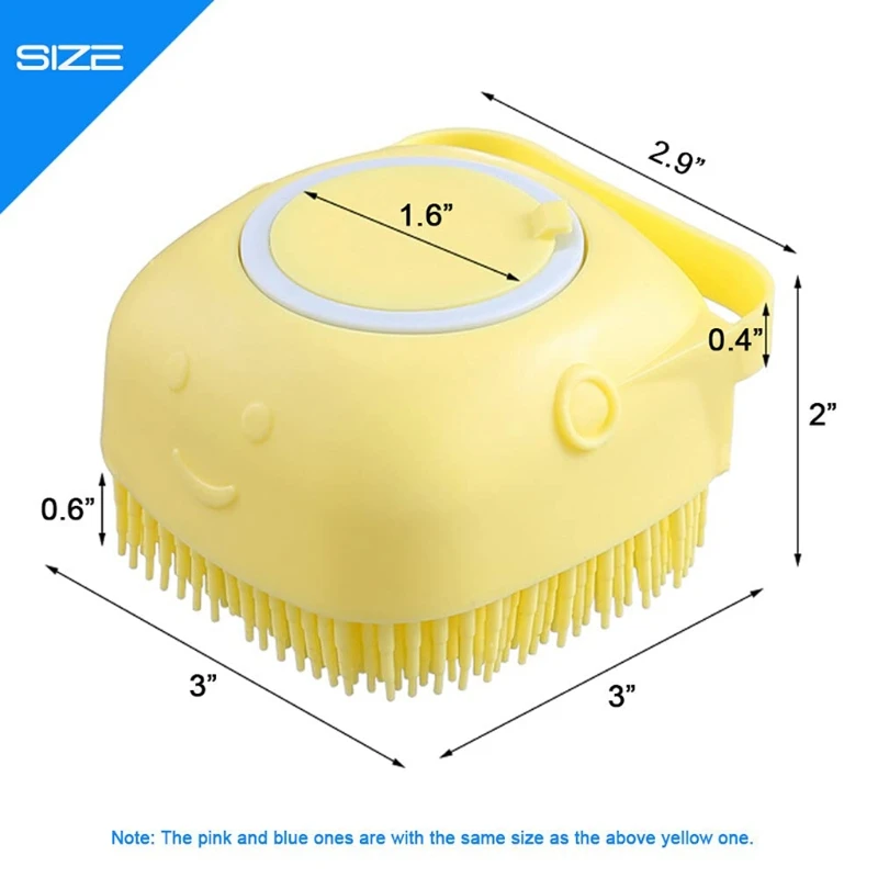 Silicone Body Brush Shower Scrubber with Shower Gel Dispenser Function Soft Bath Massage Exfoliating Cleaning for Women Men
Silicone Body Brush Shower Scrubber with Shower Gel Dispenser Function Soft Bath Massage Exfoliating Cleaning for Women Men