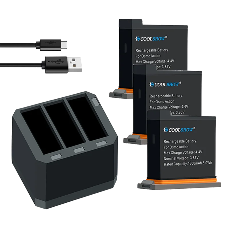 For dji osmo action Camera Battery 1300mAh / For Dji Osmo Action Batteries Accessories
For dji osmo action Camera Battery 1300mAh / For Dji Osmo Action Batteries Accessories