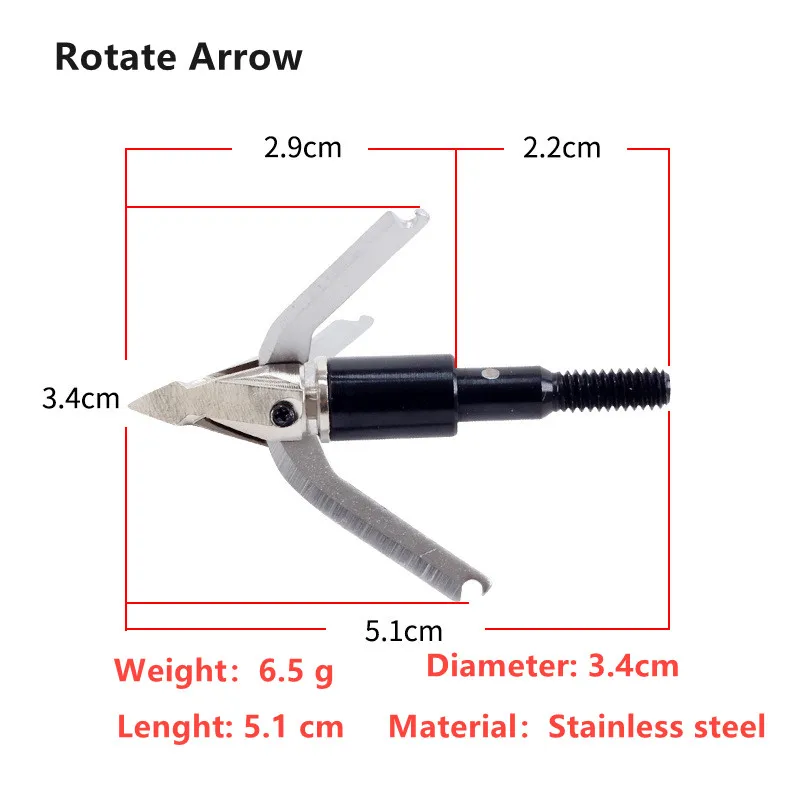 6 pcs Archery Hunting Broadheads 100 Grain 3 Blade Broad Screw Tips Arrow Heads for Shooting Training Drop Shipping
6 pcs Archery Hunting Broadheads 100 Grain 3 Blade Broad Screw Tips Arrow Heads for Shooting Training Drop Shipping