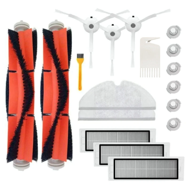 18Pcs Vacuum Cleaner Parts Replacement for Robot Roborock S50 Roborock 2 Roborock S6 Max Vacuum Cleaner Accessory Kit
18Pcs Vacuum Cleaner Parts Replacement for Robot Roborock S50 Roborock 2 Roborock S6 Max Vacuum Cleaner Accessory Kit