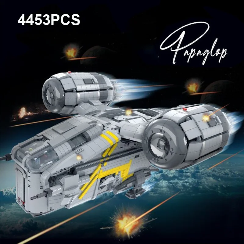 Строительные блоки MOC 032002 4453 шт. 60017 The UCS Razor Crest, модели звезды, игрушки, кирпичи для детей, рождественские подарки 75292
Строительные блоки MOC 032002 4453 шт. 60017 The UCS Razor Crest, модели звезды, игрушки, кирпичи для детей, рождественские подарки 75292