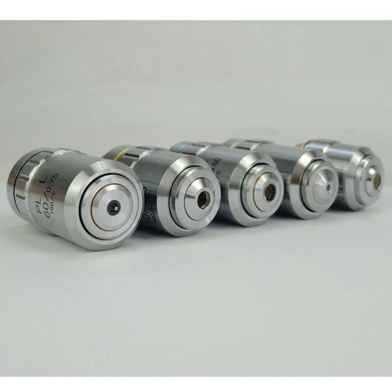 5X 10X 20X 40X 50X 60X 80X 100X Metallurgical Flat field Achromatic Object Glass Lab Metallographic Microscope Objective Lens
5X 10X 20X 40X 50X 60X 80X 100X Metallurgical Flat field Achromatic Object Glass Lab Metallographic Microscope Objective Lens
