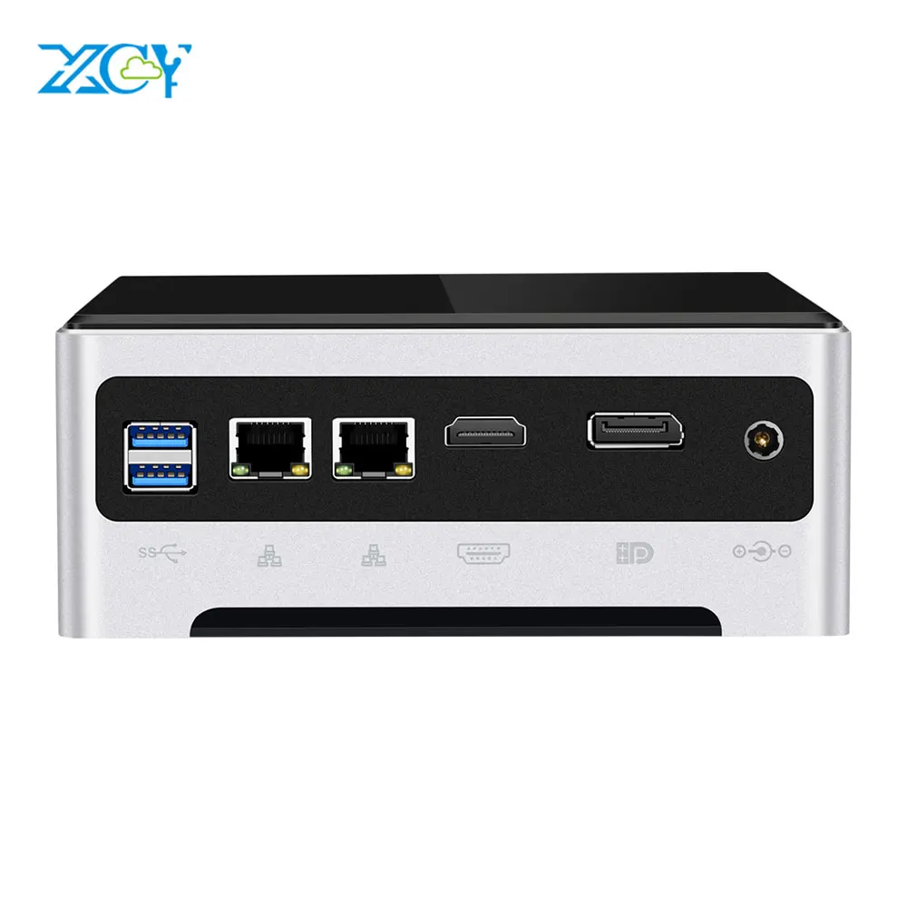 Мини ПК XCY Intel Core i7 7820HQ i5 Linux тонкий клиентский микро настольный компьютер Лучший