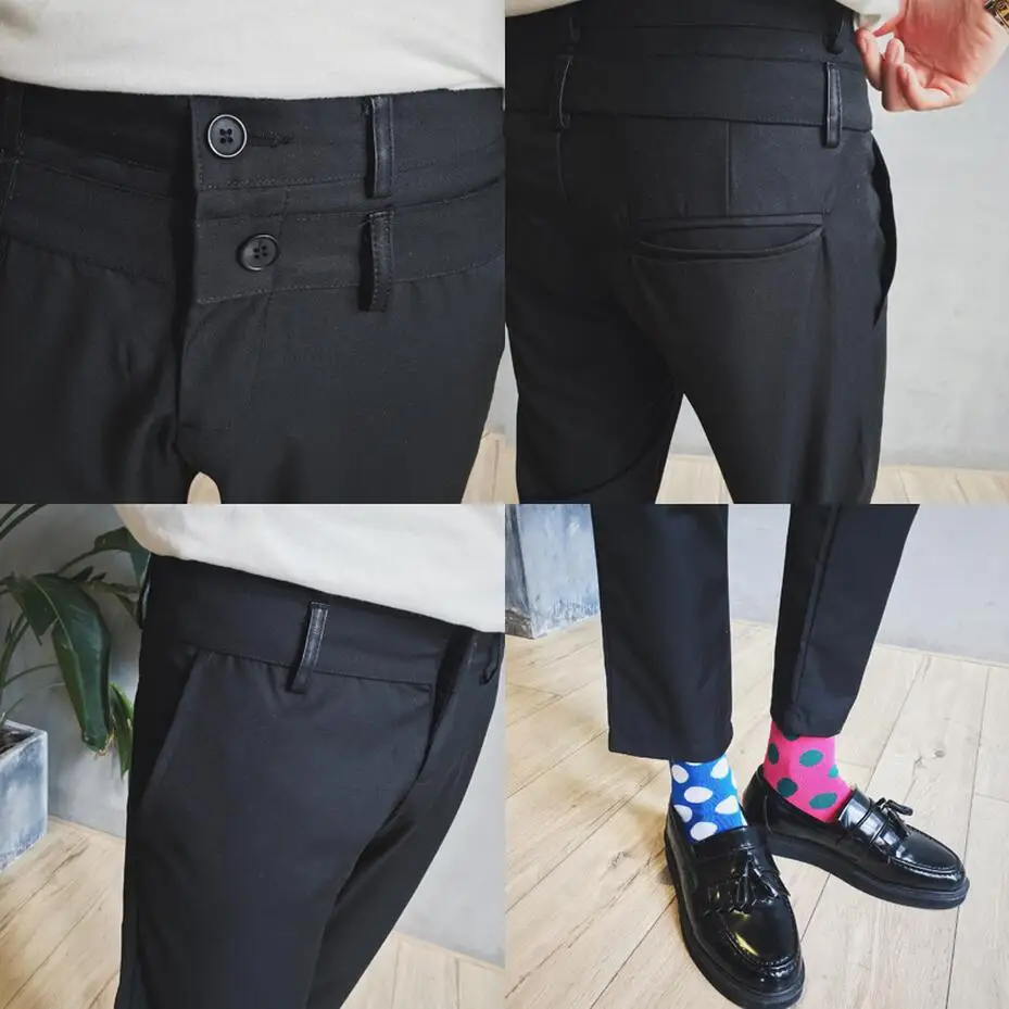 Shopping Men's Free Casual The Stylist Nightclub Stage Contracted Joker Black Cultivate One's Morality Pants / M-2xl
Shopping Men's Free Casual The Stylist Nightclub Stage Contracted Joker Black Cultivate One's Morality Pants / M-2xl
