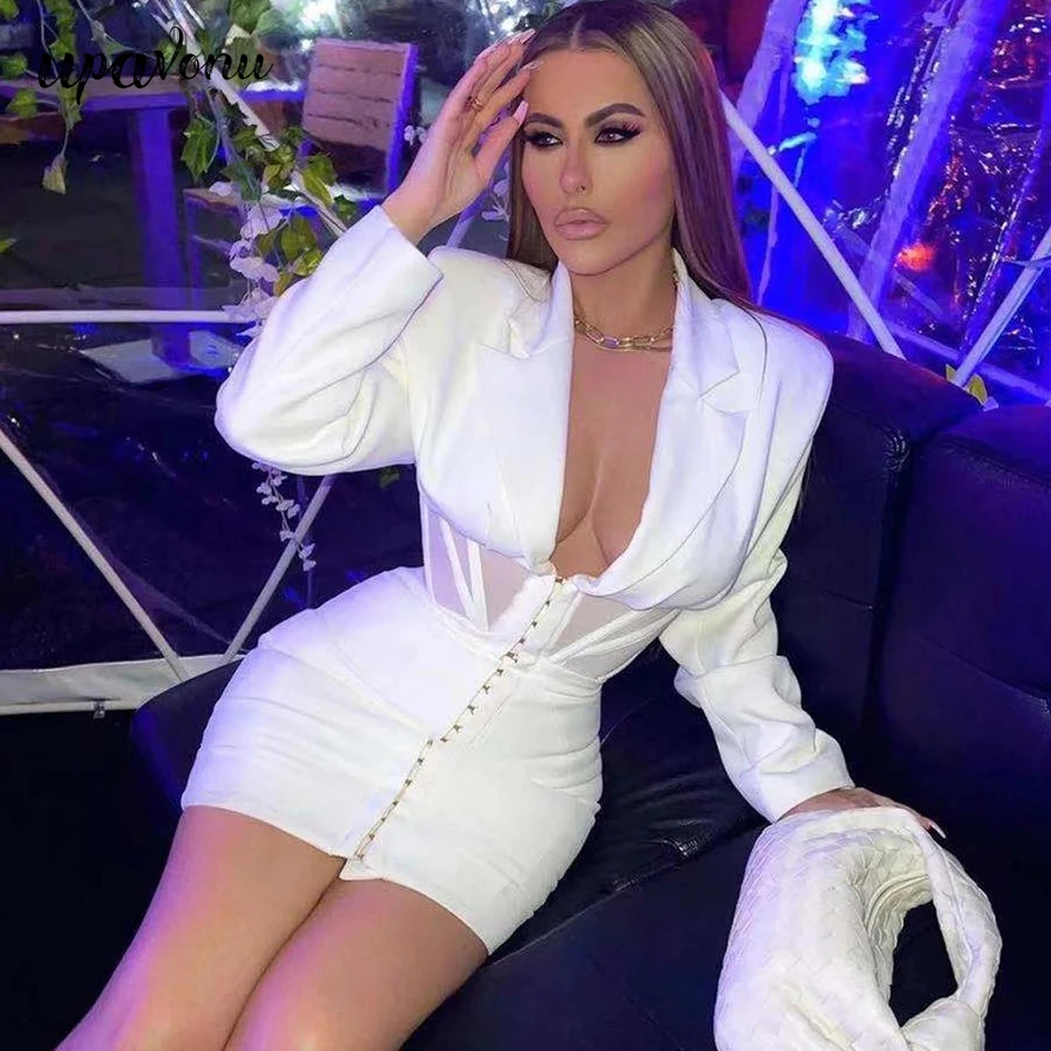 Free Shipping High Quality White Hollow Dress Sexy Lapel Long Sleeve Bodycon Dress Celebrity Club Night Party Mini Dress Vestido
Free Shipping High Quality White Hollow Dress Sexy Lapel Long Sleeve Bodycon Dress Celebrity Club Night Party Mini Dress Vestido