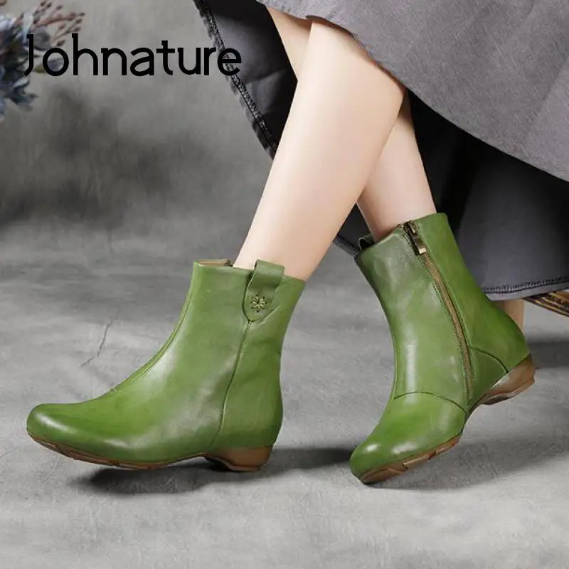Женские ботинки на платформе Johnature, из натуральной кожи, с круглым носком, на плоской подошве, в стиле ретро, на молнии, ручная работа, Осень-з...
Женские ботинки на платформе Johnature, из натуральной кожи, с круглым носком, на плоской подошве, в стиле ретро, на молнии, ручная работа, Осень-з...
