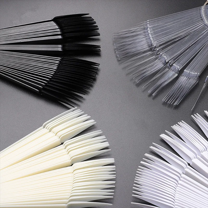 Beauty False Nail Acryl Tips Fan Shaped Fake Nails Long Stiletto Art Tips Polish Uv Gel Practice Display Stick Salon Clear Tool
Beauty False Nail Acryl Tips Fan Shaped Fake Nails Long Stiletto Art Tips Polish Uv Gel Practice Display Stick Salon Clear Tool