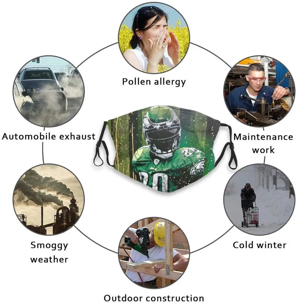 Weapon X Reusable Mouth Face Mask Anti Haze Dustproof Mask With Filters For Child Adult Dawkins Philly Philadelphia Football
Weapon X Reusable Mouth Face Mask Anti Haze Dustproof Mask With Filters For Child Adult Dawkins Philly Philadelphia Football