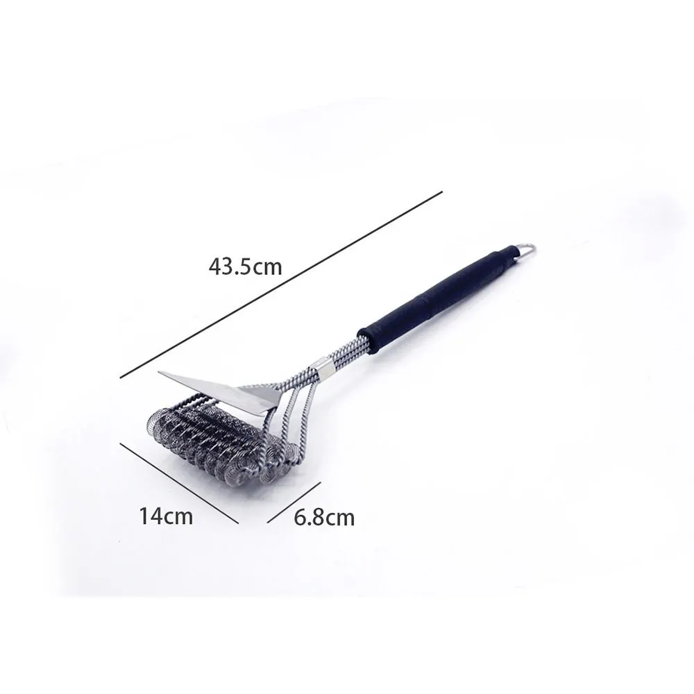 2pcs 18 Inch Anti-Sticking Stainless Steel Oven Grill Cleaning Brush Three-Head Barbecue Brush With Handle Kitchen Accessorie
2pcs 18 Inch Anti-Sticking Stainless Steel Oven Grill Cleaning Brush Three-Head Barbecue Brush With Handle Kitchen Accessorie
