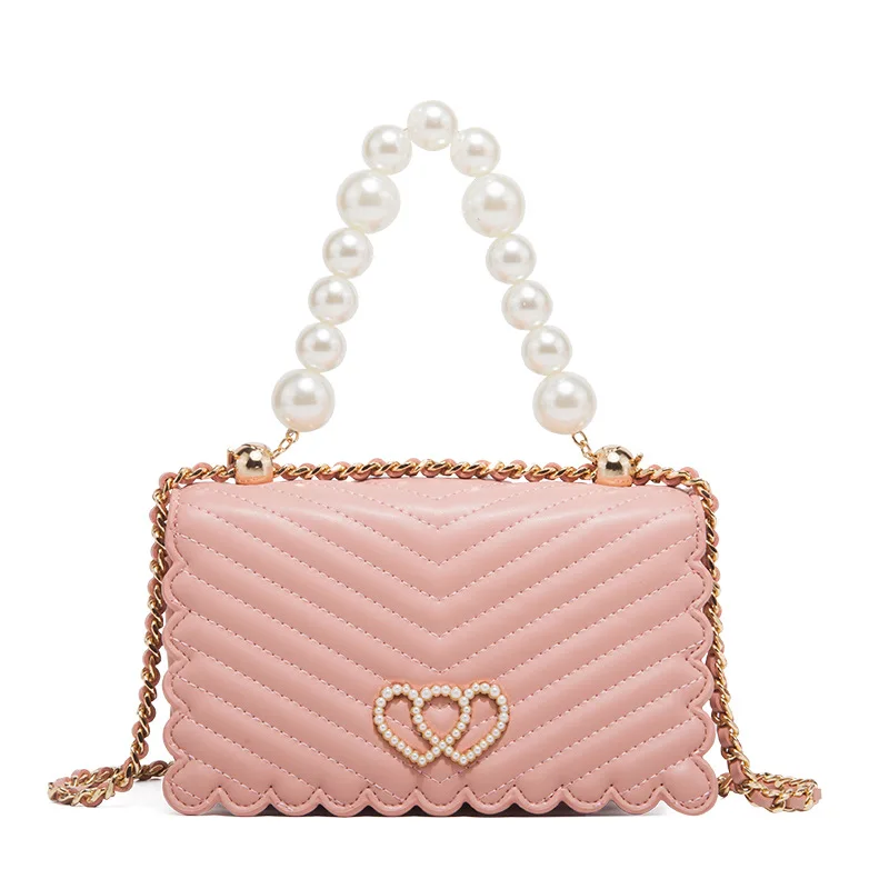 Женская сумка-тоут из ПУ кожи, с жемчугом 
Женская сумка-тоут из ПУ кожи, с жемчугом