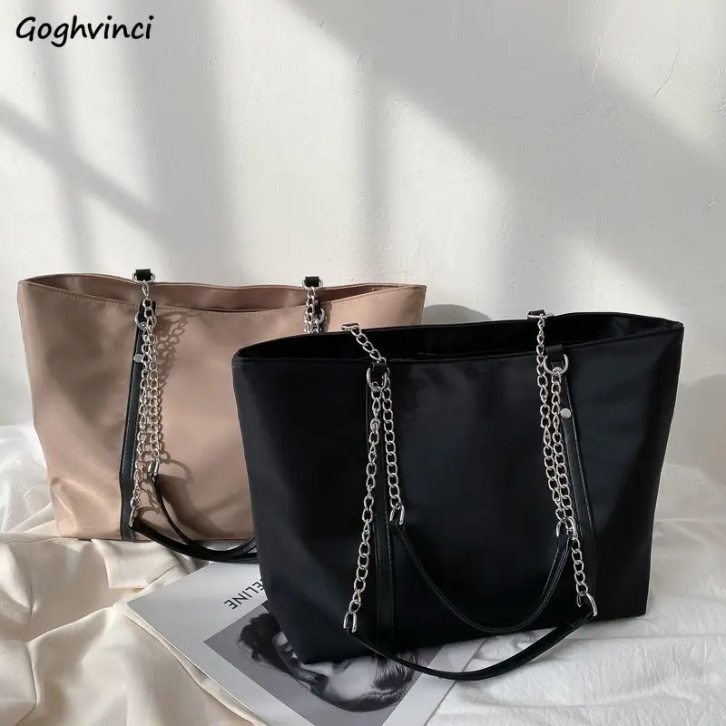 Shoulder Bags Women Nylon Casual Tote Zipper Large Capacity Ladies Travel Shopping Bag Chains Simple Daily All-match Brand Chic
Shoulder Bags Women Nylon Casual Tote Zipper Large Capacity Ladies Travel Shopping Bag Chains Simple Daily All-match Brand Chic
