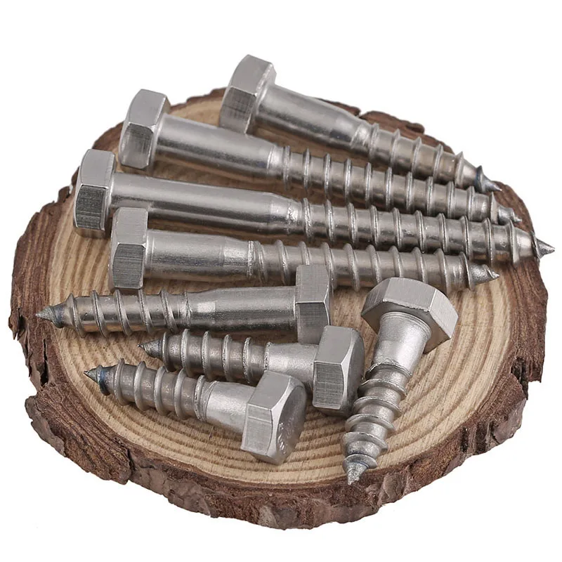 1PCS-M6.3*63 DIN571 304 Stainless Steel Hexagonal Self-tapping Screws, Hexagonal Wood Screws, Self-tapping Screws
1PCS-M6.3*63 DIN571 304 Stainless Steel Hexagonal Self-tapping Screws, Hexagonal Wood Screws, Self-tapping Screws