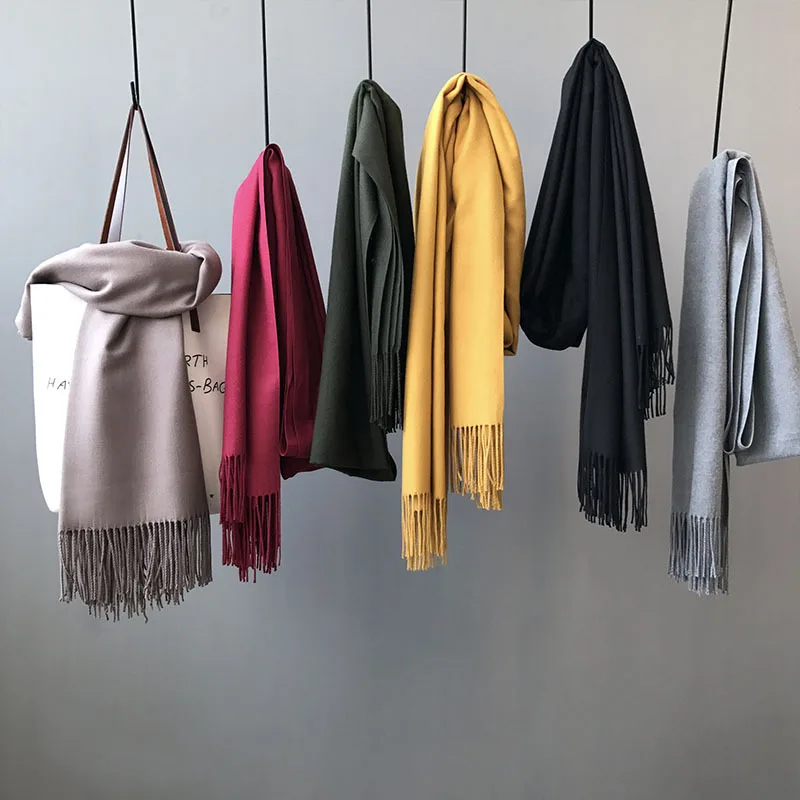2020 New Women Autumn Winter Scarf Warm Pure Color Scarves Wide Long Ladies Scarf Brown Color Soft Scarf Pashmina Female K081
2020 New Women Autumn Winter Scarf Warm Pure Color Scarves Wide Long Ladies Scarf Brown Color Soft Scarf Pashmina Female K081