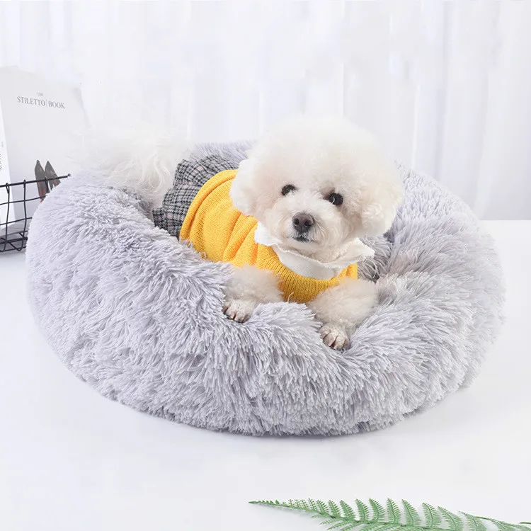 Plush Autumn and Winter Cat Litter Soft and Comfortable Fluffy Dog Bed Round Pet Supplies
Plush Autumn and Winter Cat Litter Soft and Comfortable Fluffy Dog Bed Round Pet Supplies