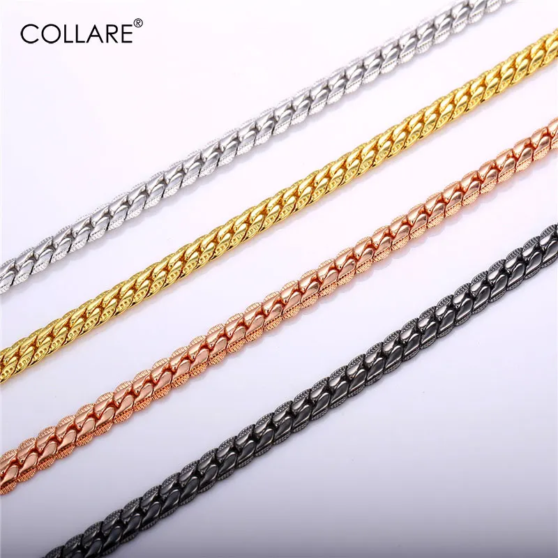 Collare African Chain Jewelry Sets Gold/Silver/Black Color Snake Link Chain Necklace Bracelet Sets Men Jewelry S561
Collare African Chain Jewelry Sets Gold/Silver/Black Color Snake Link Chain Necklace Bracelet Sets Men Jewelry S561