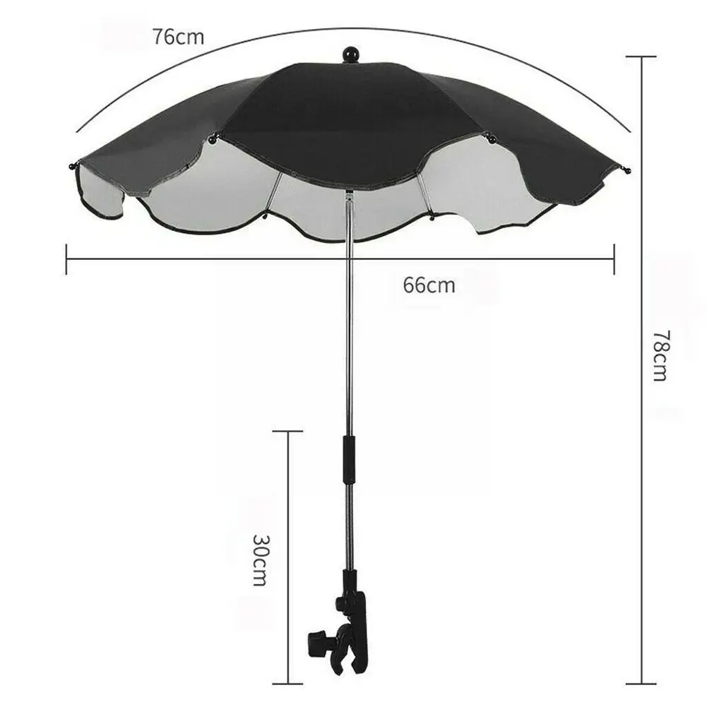 Folding Baby Stroller Umbrella UV Rays SunShade Pushchair Outdoor With Rain Parasol Universal Tool Clamp Protecter D8E3
Folding Baby Stroller Umbrella UV Rays SunShade Pushchair Outdoor With Rain Parasol Universal Tool Clamp Protecter D8E3