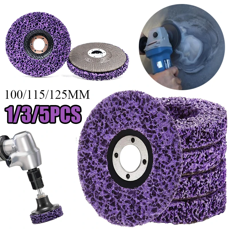 1/3/5pcs Abrasive Wheel Grinder Abrasive Disc Paint Rust Remover Clean Grinding Wheels Poly Strip Disc Durable Grinder Wheel
1/3/5pcs Abrasive Wheel Grinder Abrasive Disc Paint Rust Remover Clean Grinding Wheels Poly Strip Disc Durable Grinder Wheel