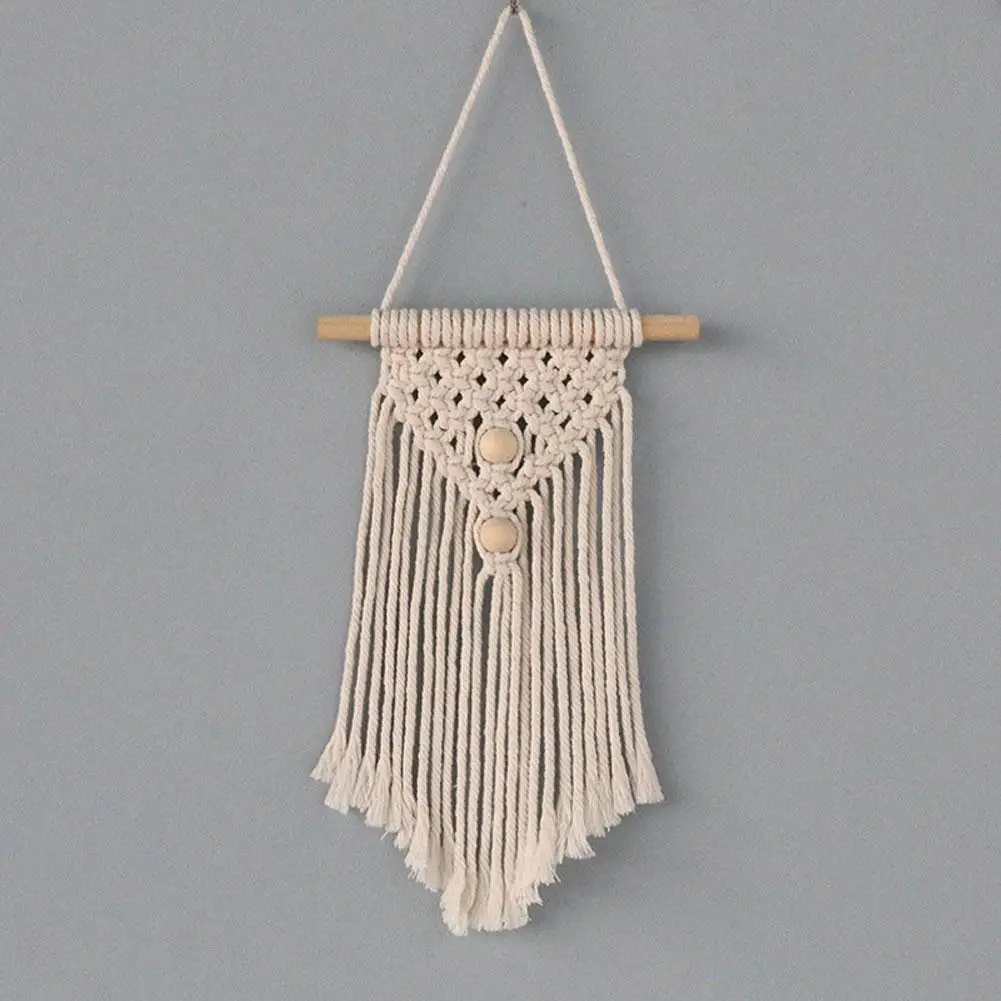 Bohemian Hand-woven Wall Hanging, Cotton Rope Wall Wall Tassel Hanging Decoration Nordic Style
Bohemian Hand-woven Wall Hanging, Cotton Rope Wall Wall Tassel Hanging Decoration Nordic Style