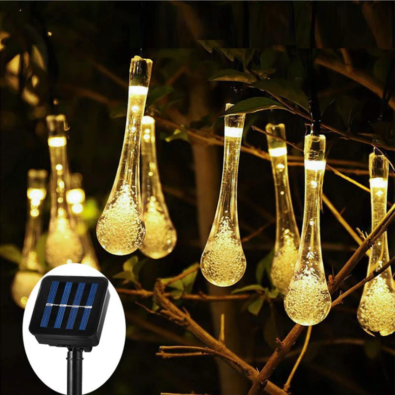 Solar Light Raindrops 7M LED String Lights Fairy Lights Solar Garland Garden Wedding Holidays Christmas Decoration Outdoors
Solar Light Raindrops 7M LED String Lights Fairy Lights Solar Garland Garden Wedding Holidays Christmas Decoration Outdoors