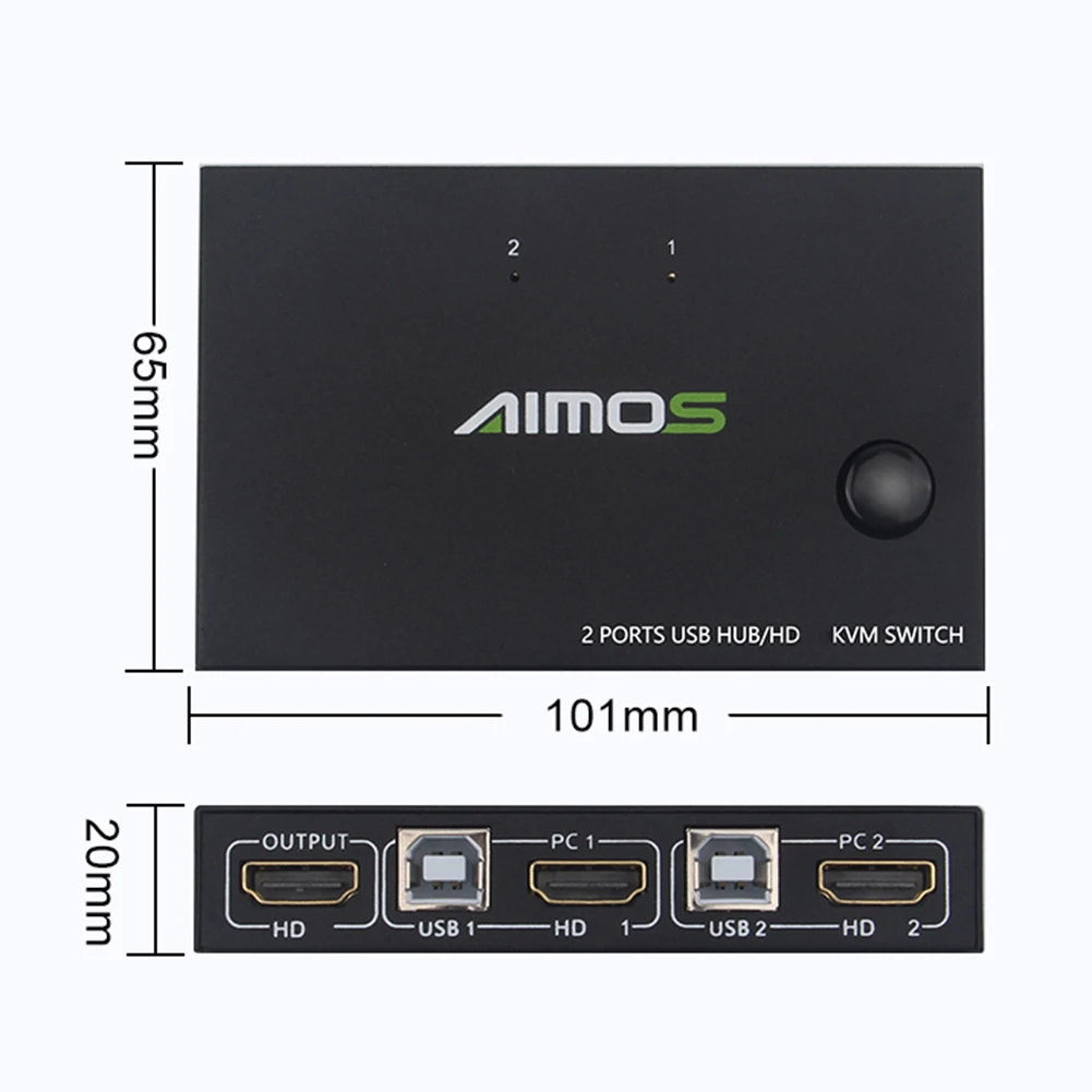 USB KVM Switch USB 2.0 Switcher HDTV Compatible KVM Switch HD 4K 1080P for PC Keyboard Mouse Adaptive Sharing Printer Devices
USB KVM Switch USB 2.0 Switcher HDTV Compatible KVM Switch HD 4K 1080P for PC Keyboard Mouse Adaptive Sharing Printer Devices