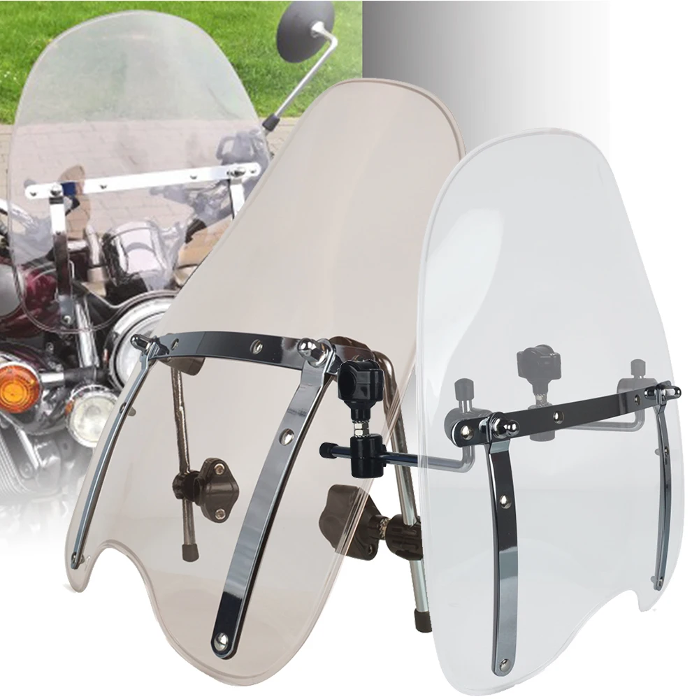 For Honda Shadow ACE 750 1997-2003 Aero 1100 RS750 Sportster 1200 Custom XL1200C Motorcycle universal windshield Wind screen
For Honda Shadow ACE 750 1997-2003 Aero 1100 RS750 Sportster 1200 Custom XL1200C Motorcycle universal windshield Wind screen