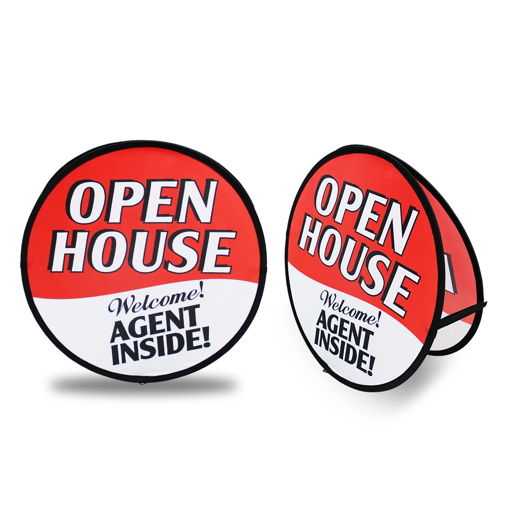 Red Welcome Walk in Sign Open House Decorative Outdoor Ground Sign Double-Sided Round Banner Flag with Water Bag and Nails Kit
Red Welcome Walk in Sign Open House Decorative Outdoor Ground Sign Double-Sided Round Banner Flag with Water Bag and Nails Kit