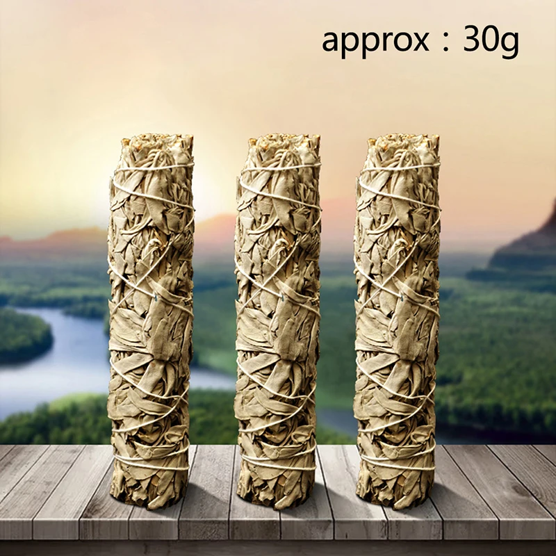 New White Sage Bundles Smudge Sticks Indoor Purification Smoking For Home Cleansing 30g
New White Sage Bundles Smudge Sticks Indoor Purification Smoking For Home Cleansing 30g