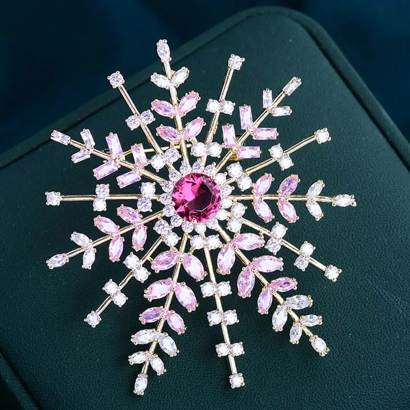 Fashion Sparkling AAA Cubic Zirconia Christmas Snowfalke Large Brooches For Women Luxury Designer Free Shipping
Fashion Sparkling AAA Cubic Zirconia Christmas Snowfalke Large Brooches For Women Luxury Designer Free Shipping