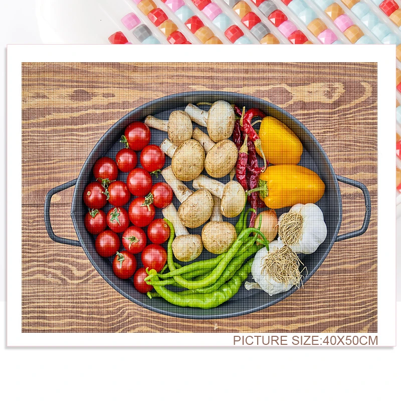 5D Diy Delicious Food Diamond Painting Handmade Embroidery Cross Stitch Full Square Round Diamond Kitchen Restaurant Decor Kits
5D Diy Delicious Food Diamond Painting Handmade Embroidery Cross Stitch Full Square Round Diamond Kitchen Restaurant Decor Kits