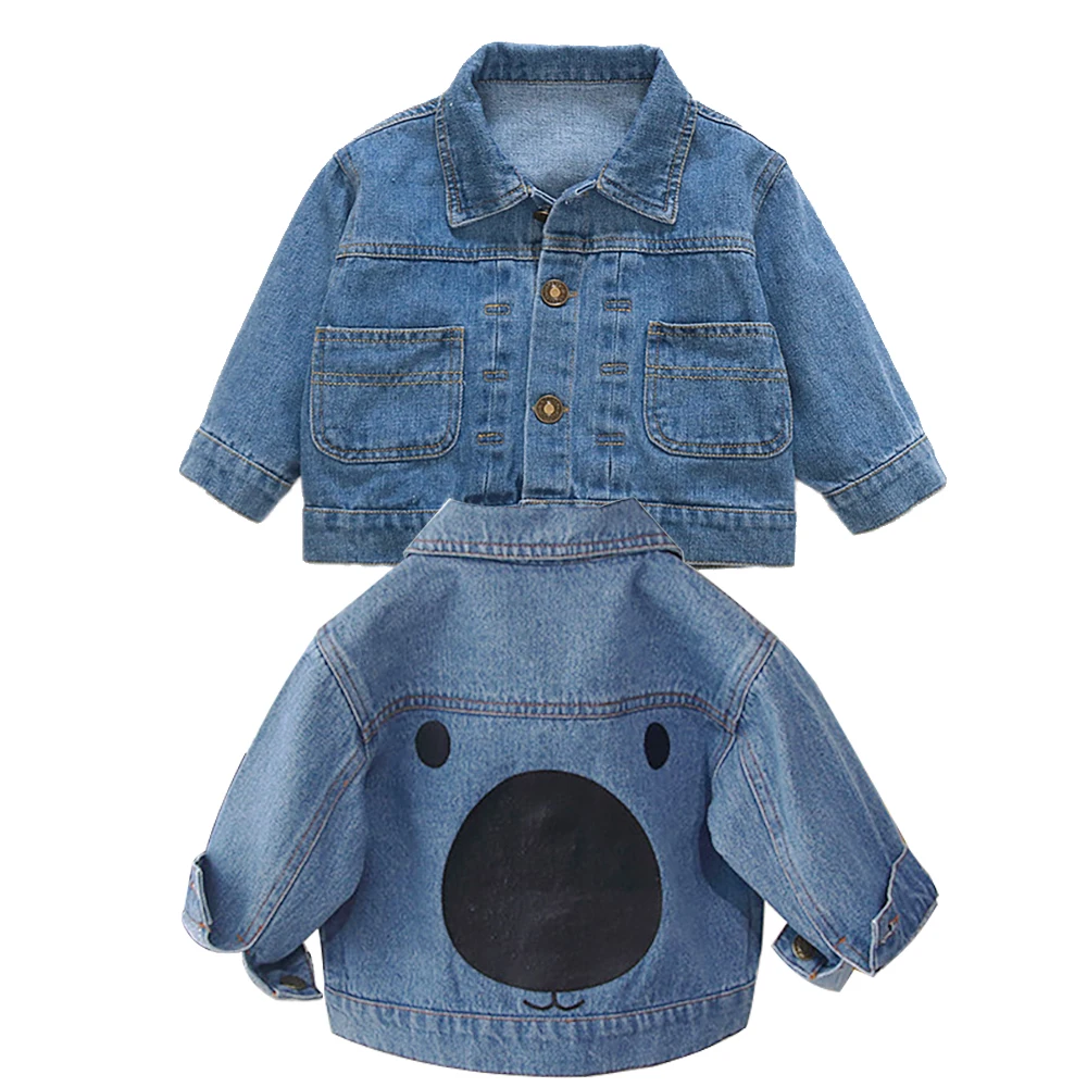 Trendy Baby Boy Denim Jacket Coat 80-120cm White Blue Jean Jacket Coat Back Print Little Boy Denim Clothes Casual Tops
Trendy Baby Boy Denim Jacket Coat 80-120cm White Blue Jean Jacket Coat Back Print Little Boy Denim Clothes Casual Tops