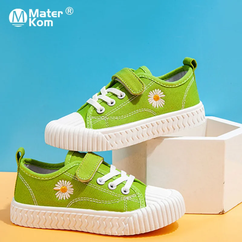 Size 25-36 Children Soft Sole Flat Little Daisy Canvas Shoes Girls Boys Non-slip Breathable Casual Running Sneakers For Kids
Size 25-36 Children Soft Sole Flat Little Daisy Canvas Shoes Girls Boys Non-slip Breathable Casual Running Sneakers For Kids