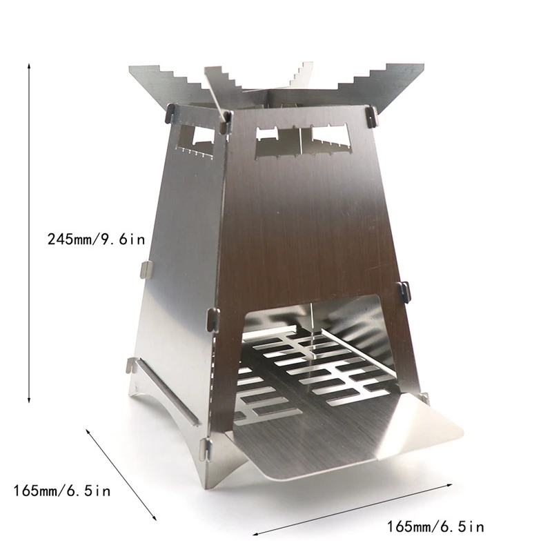 Camping Stove Folding Wood Stove Ultralight Pocket Stove for Outdoor Camping Fishing Hiking Backpacking
Camping Stove Folding Wood Stove Ultralight Pocket Stove for Outdoor Camping Fishing Hiking Backpacking