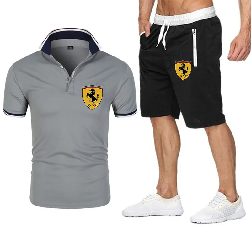 2021 new summer fashion casual brand men's suit sports shorts + polo shirt jacket outdoor sports men's polo shirt 2-piece set
2021 new summer fashion casual brand men's suit sports shorts + polo shirt jacket outdoor sports men's polo shirt 2-piece set
