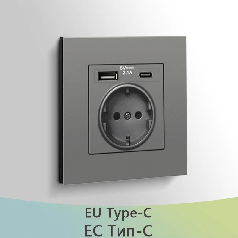 DELEFU EU RU ES Standard Wall Power Socket 16A Wall Socket White Gold Gray USB Socket Wall Sockets Sleek Outlet Home Improvement
DELEFU EU RU ES Standard Wall Power Socket 16A Wall Socket White Gold Gray USB Socket Wall Sockets Sleek Outlet Home Improvement