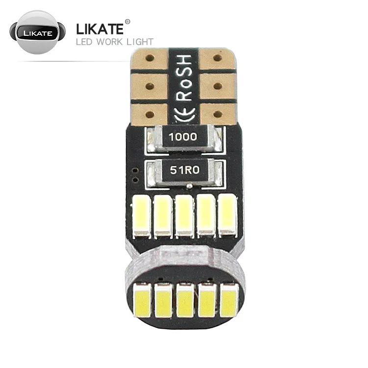 1x Car LED Bulb T15 W16W T10 W5W LED Signal Light Super Bright White 4014 15SMD Canbus No error DC12V Reverse Parking Back Lamps
1x Car LED Bulb T15 W16W T10 W5W LED Signal Light Super Bright White 4014 15SMD Canbus No error DC12V Reverse Parking Back Lamps