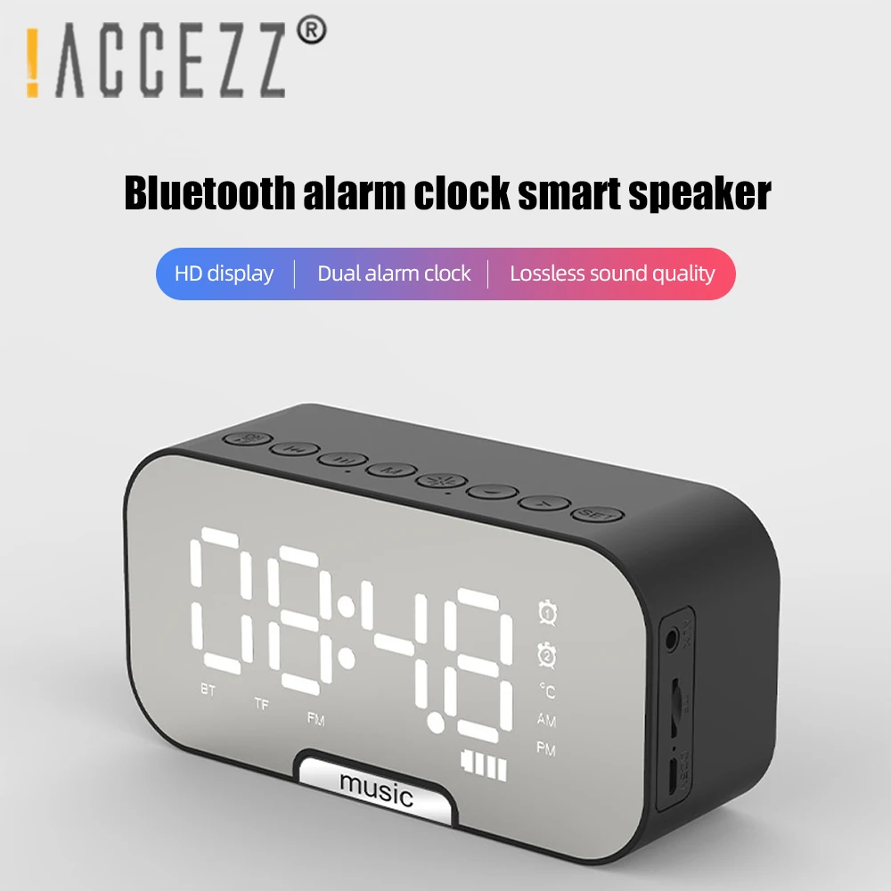 !ACCEZZ Wireless Bluetooth Speaker Support Call TF Cards Radio Time display Alarm Clock Bass Stereo Surround Outdoor Loudspeaker
!ACCEZZ Wireless Bluetooth Speaker Support Call TF Cards Radio Time display Alarm Clock Bass Stereo Surround Outdoor Loudspeaker
