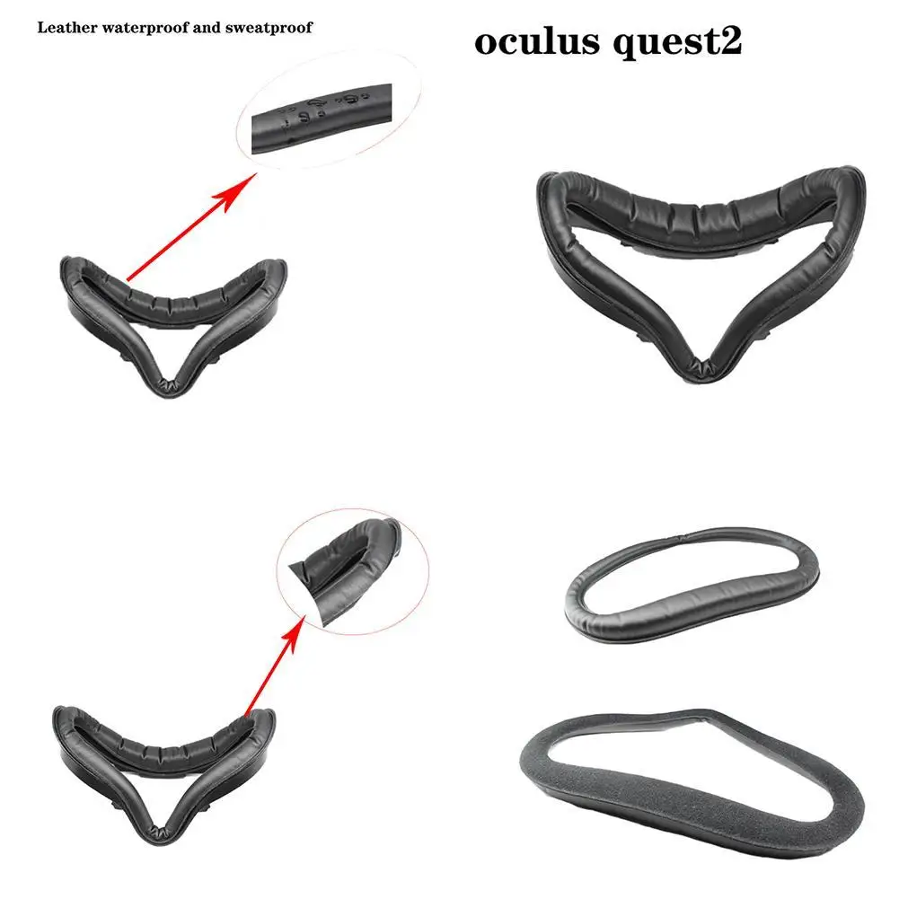 PU Face Cover Case Replacement Eye Mask Pad Cushion Accessories Quest Cover For Oculus VR 2 Reality Glasses Virtual P7D5
PU Face Cover Case Replacement Eye Mask Pad Cushion Accessories Quest Cover For Oculus VR 2 Reality Glasses Virtual P7D5