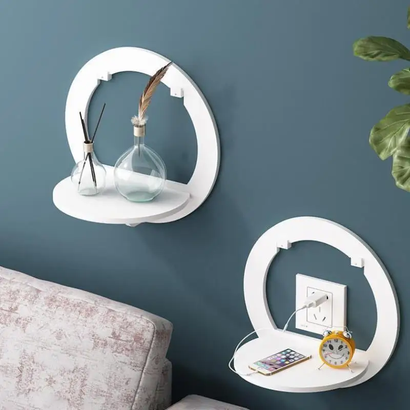Round/lace Shape Wall Shelf Perforation-free Decorative Wall Hanging Flower Stand Mobile Phone Charging Stand
Round/lace Shape Wall Shelf Perforation-free Decorative Wall Hanging Flower Stand Mobile Phone Charging Stand