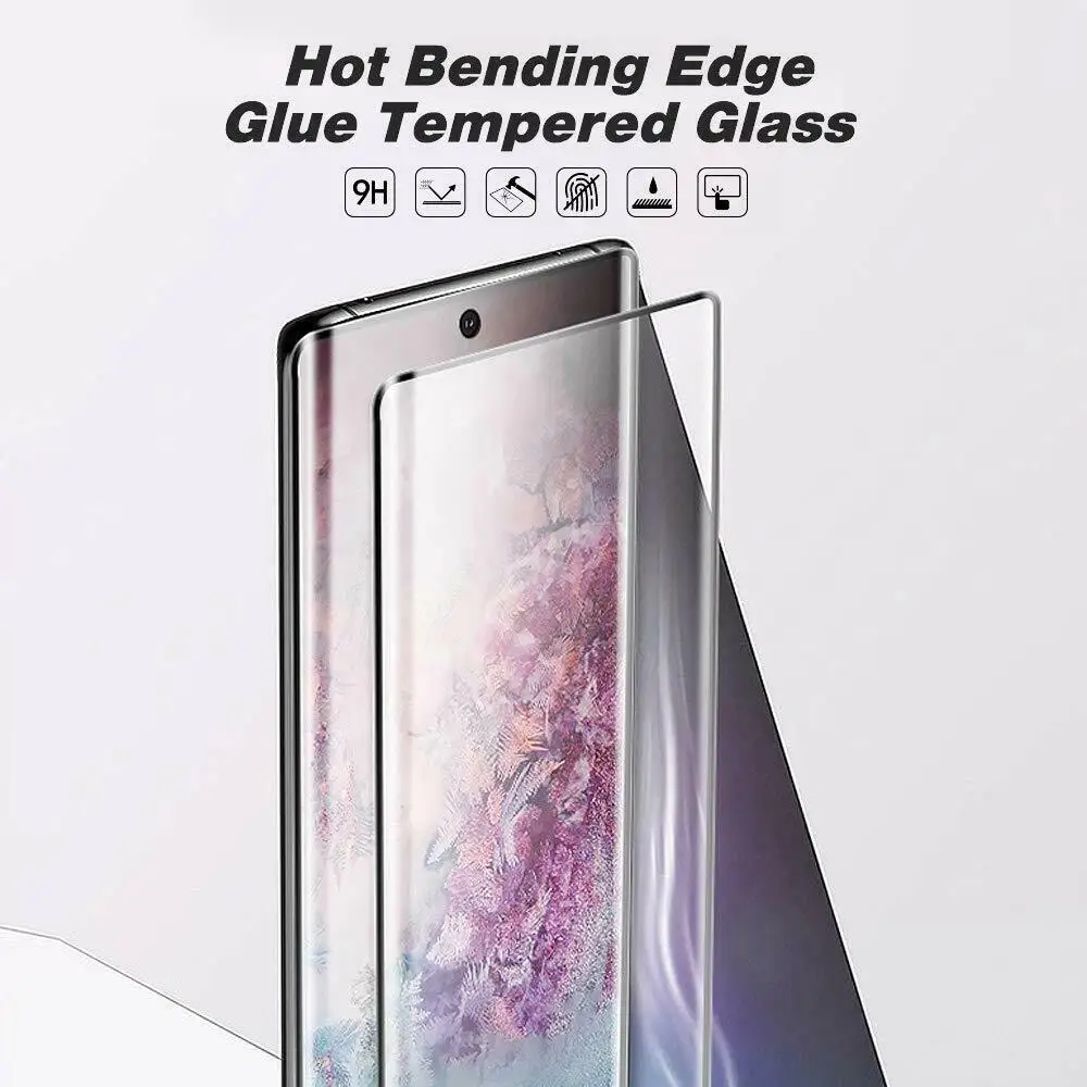 3D защита экрана закаленное стекло для Samsung Galaxy Note 10 Pro защитное на sumsung galax note10 note