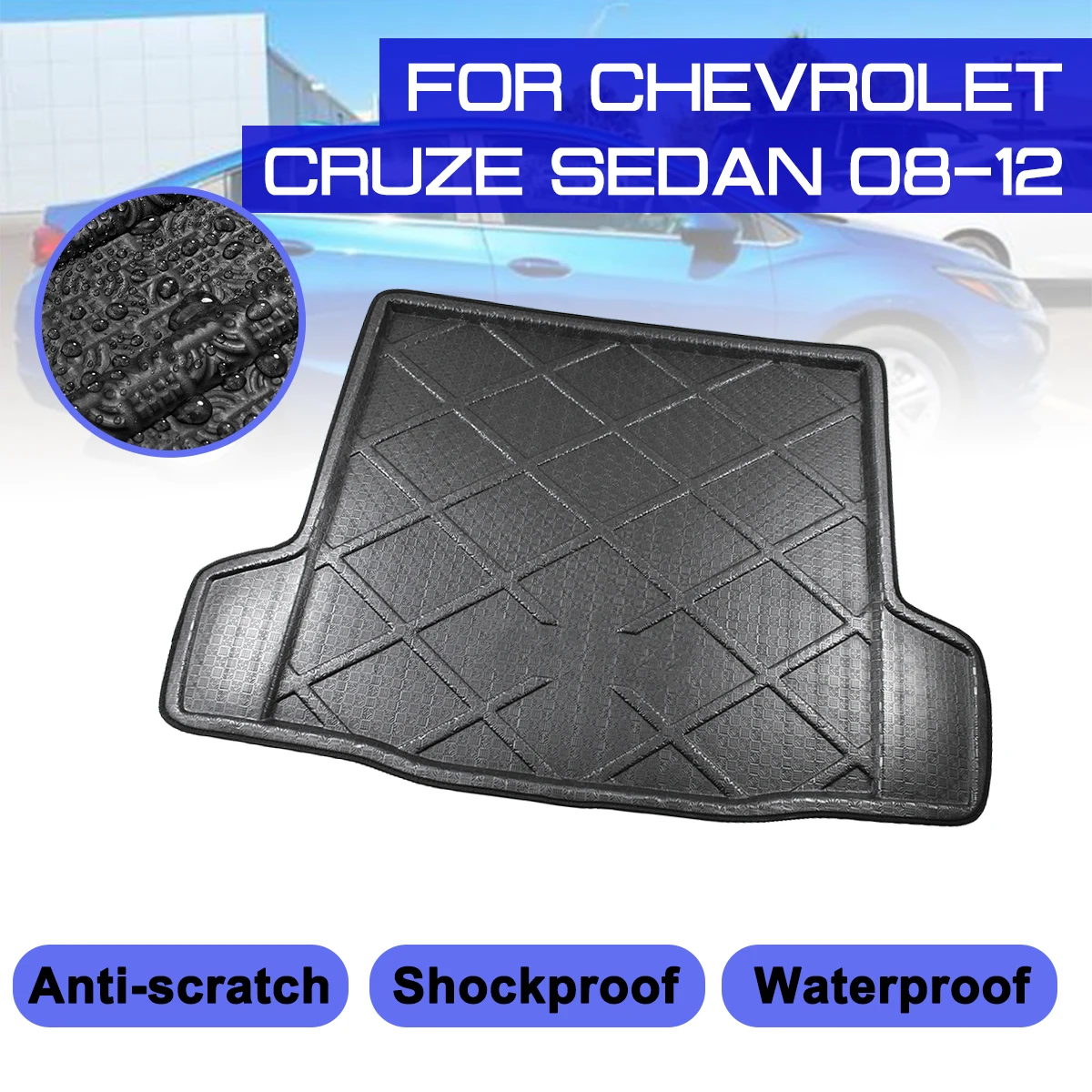 Для Chevrolet CRUZE Sedan 2008 2009 2010-2012 автомобильный коврик для багажника, водонепроницаемые напольные коврики, коврик для защиты от грязи, подкладка д...
Для Chevrolet CRUZE Sedan 2008 2009 2010-2012 автомобильный коврик для багажника, водонепроницаемые напольные коврики, коврик для защиты от грязи, подкладка д...