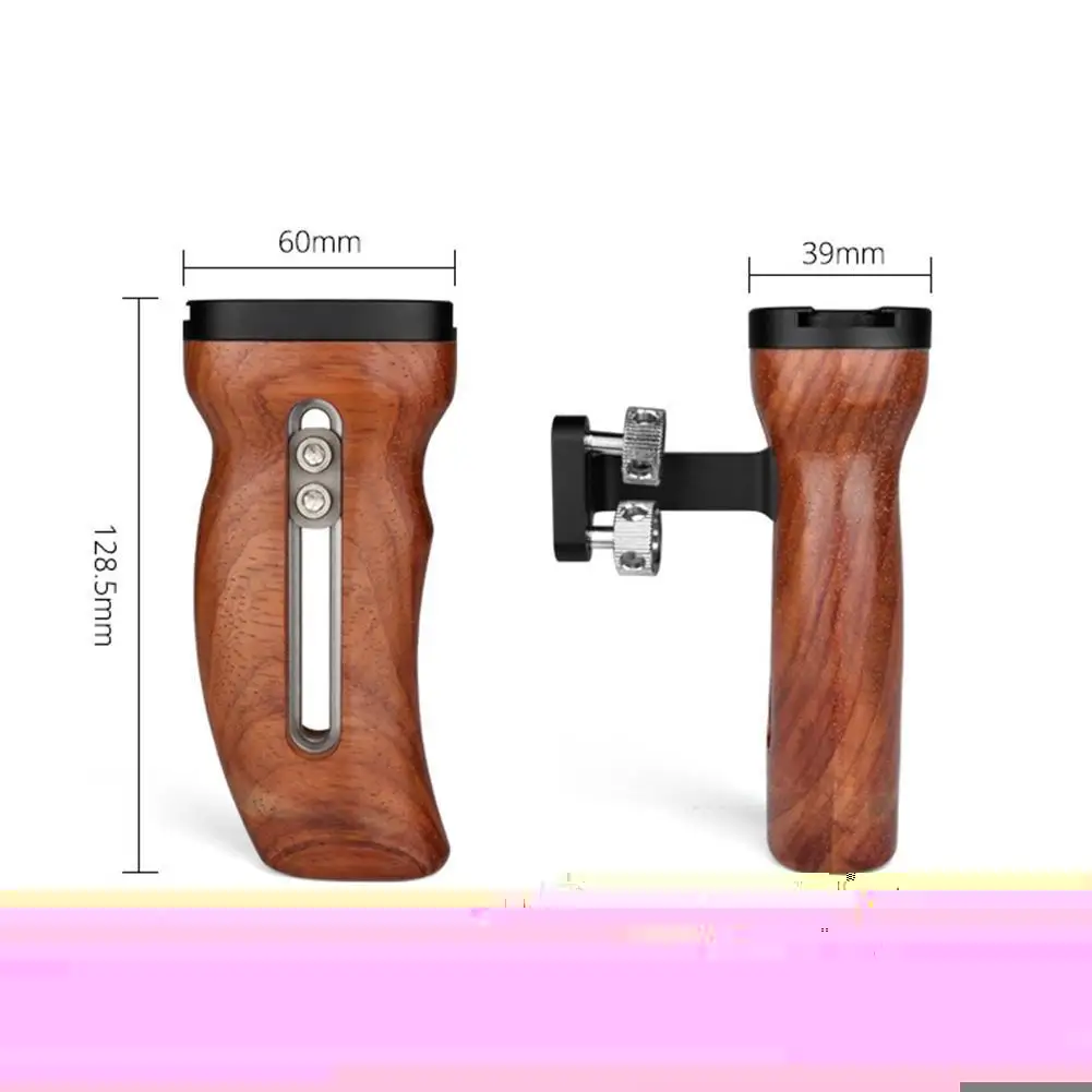 1Pc Wooden Hand Grip Side Handle For Universal Camera Accessory Camera For DSLR Featuring On The Cage Rail Handle Side Y3N3
1Pc Wooden Hand Grip Side Handle For Universal Camera Accessory Camera For DSLR Featuring On The Cage Rail Handle Side Y3N3