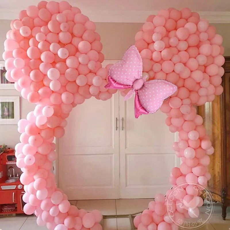 138 шт., розовый латексный галстук-бабочка 
138 шт., розовый латексный галстук-бабочка