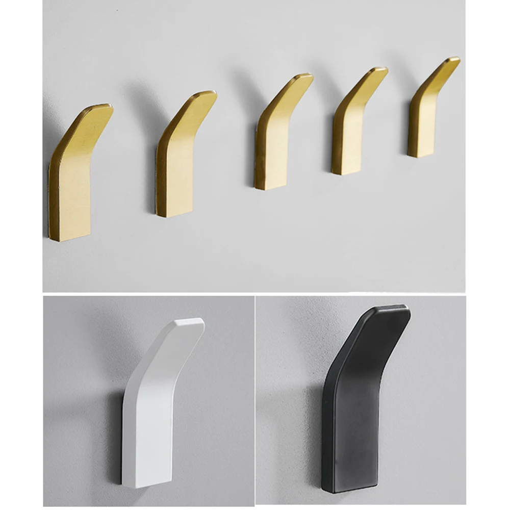 Self-adhesive Clothes Bag Hanger Hooks For Hanging Kitchen Storage Towel Bathroom Modern Wall Hanger Hook Bath Accessories
Self-adhesive Clothes Bag Hanger Hooks For Hanging Kitchen Storage Towel Bathroom Modern Wall Hanger Hook Bath Accessories