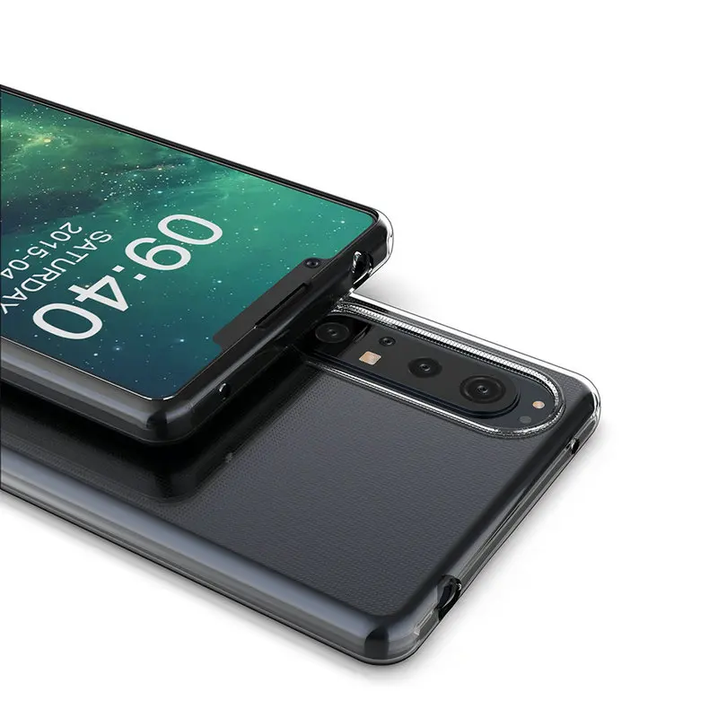 Прозрачный чехол для Sony Xperia 1 II 2 1m2 Mark MK XQ-AT51 XQ-AT72 натуральные Чехлы телефона |