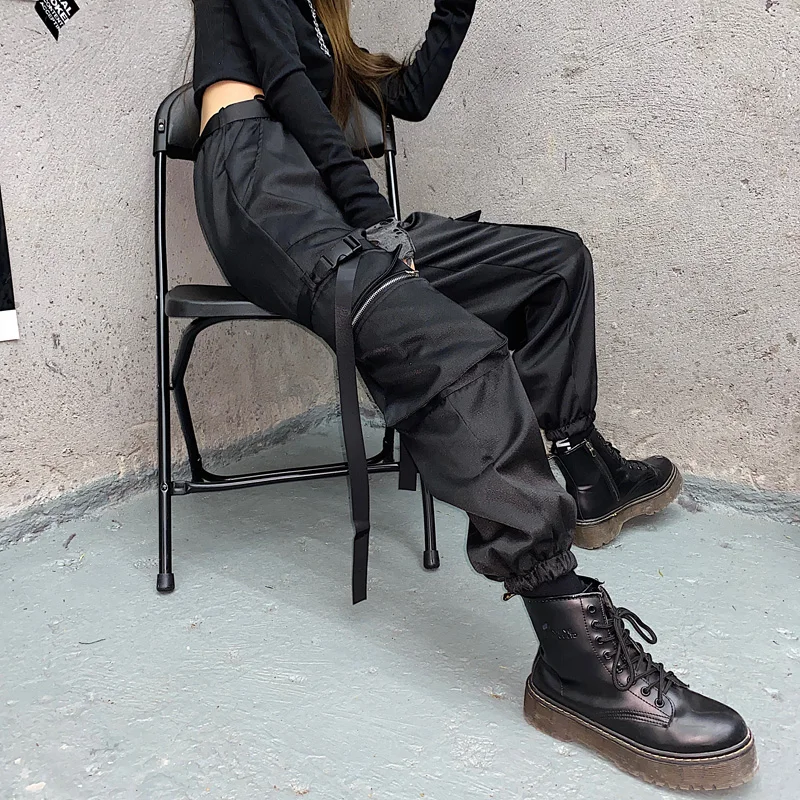 GOOHOJIO 2020 New Hip Hop Harajuku Cargo Pants for Women Autumn Vintage Cargo Women Pants High Waist Ankle Length Trousers Women
GOOHOJIO 2020 New Hip Hop Harajuku Cargo Pants for Women Autumn Vintage Cargo Women Pants High Waist Ankle Length Trousers Women