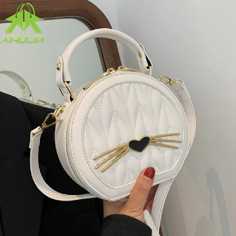 Fashion Embroidery Thread Handbag for Woman Luxury Designer Cat Shape Shoulder Bags New PU Leather Female Messenger Small Bag
Fashion Embroidery Thread Handbag for Woman Luxury Designer Cat Shape Shoulder Bags New PU Leather Female Messenger Small Bag