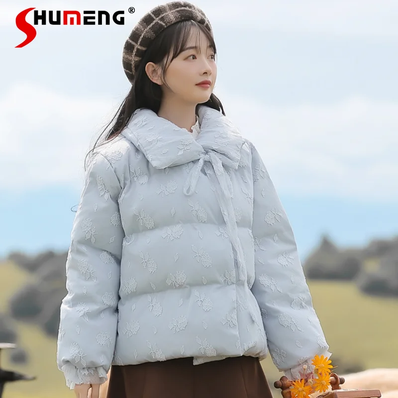 2022 Winter New Sweet Solid Color Warm Cotton Padded Short Coats for Women Korean Style Loose Thick Cotton-Padded Jackets Female
2022 Winter New Sweet Solid Color Warm Cotton Padded Short Coats for Women Korean Style Loose Thick Cotton-Padded Jackets Female