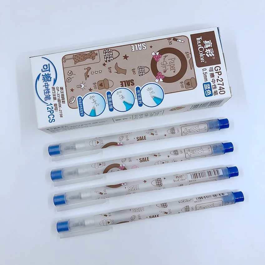 (36 Pieces/Lot) Wholesale Cartoon Blue Color 0.5mm Cute Gel Ink Pen For Writing Novelty School Stationery Kids Gift GP-2740
(36 Pieces/Lot) Wholesale Cartoon Blue Color 0.5mm Cute Gel Ink Pen For Writing Novelty School Stationery Kids Gift GP-2740