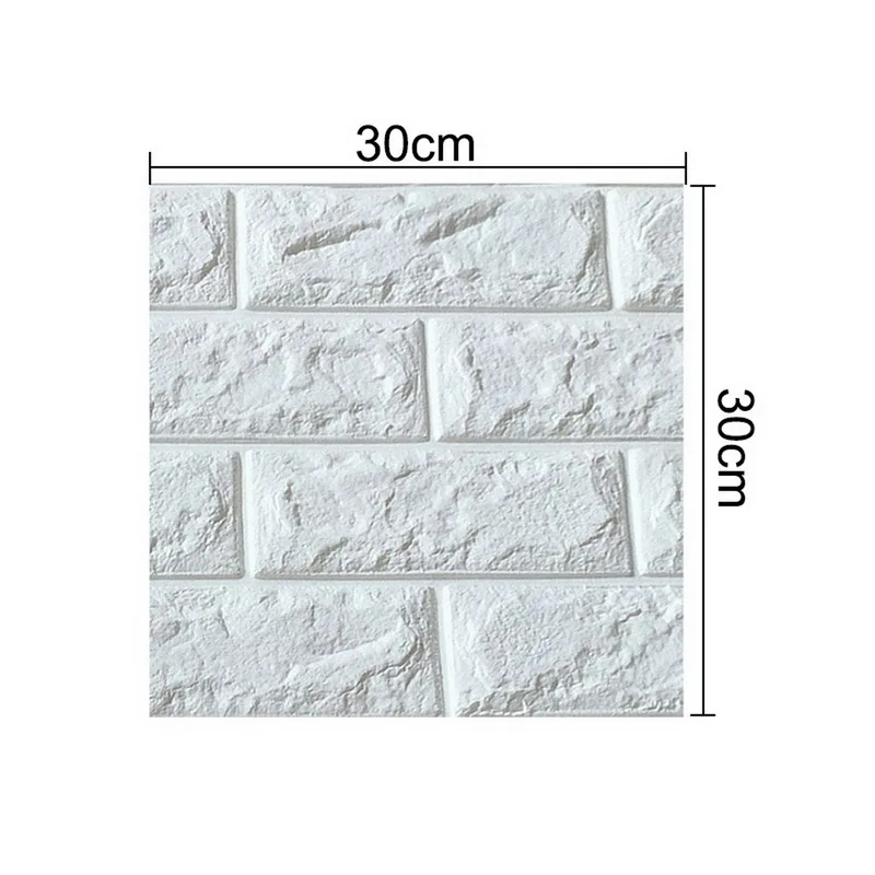 30x30cm 3D Wall Stickers Self Adhesive Foam Brick Room Decor DIY 3D Wallpaper Wall Decor Living Wall Sticker For Kids Room
30x30cm 3D Wall Stickers Self Adhesive Foam Brick Room Decor DIY 3D Wallpaper Wall Decor Living Wall Sticker For Kids Room